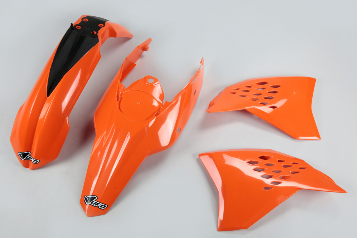 Plastic Kit orange for Ktm EXC 125/XC W125 - EXC 200 - EXC 250/XC W250 - EXC-F 250/XCF W250 - EXC 300/XC W300 - EXC-F 350/XC....