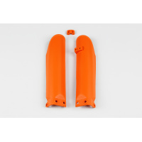 Fork Slider Protectors orange for Ktm SX 85 (2004-17) - REPLICA PLASTICS - KT03091-127 - Ufo Plast