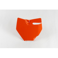 Front Number Plate orange for Ktm SX 85 (2018-24) - REPLICA PLASTICS - KT04087-127 - Ufo Plast