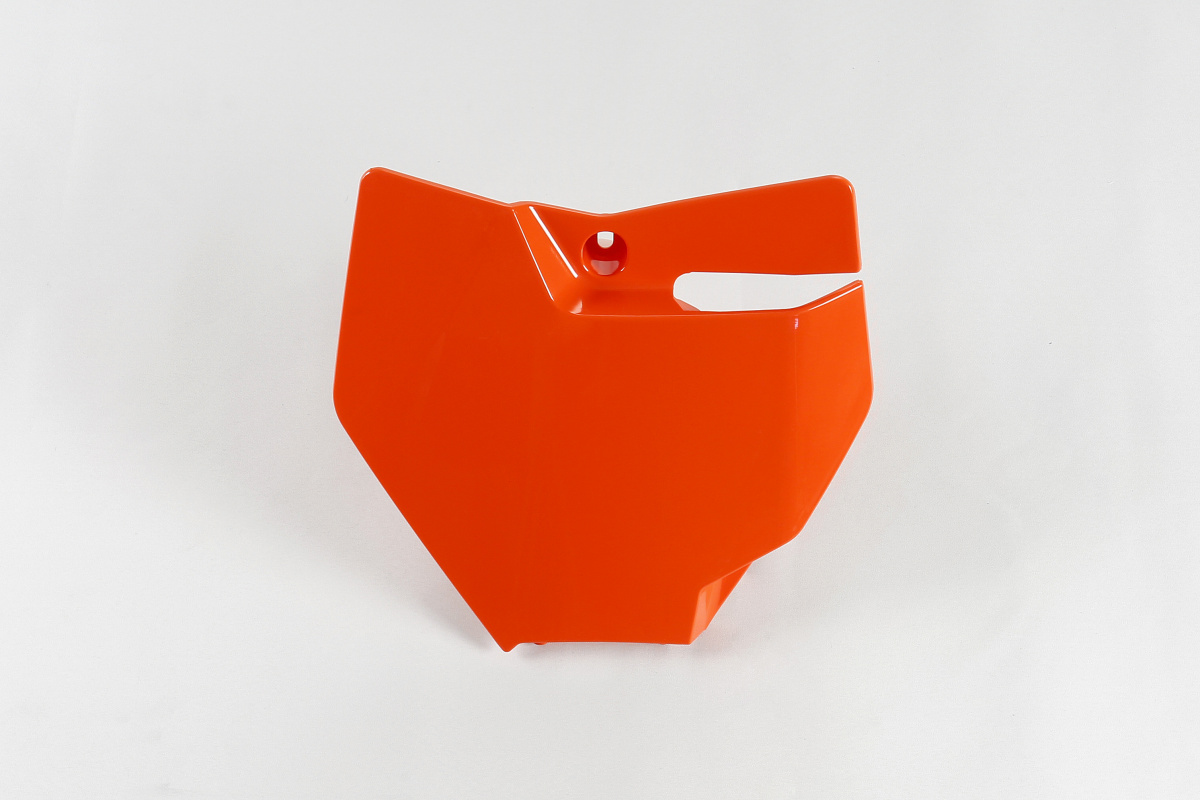 Front Number Plate orange for Ktm SX 85 (2018-24) - REPLICA PLASTICS - KT04087-127 - Ufo Plast