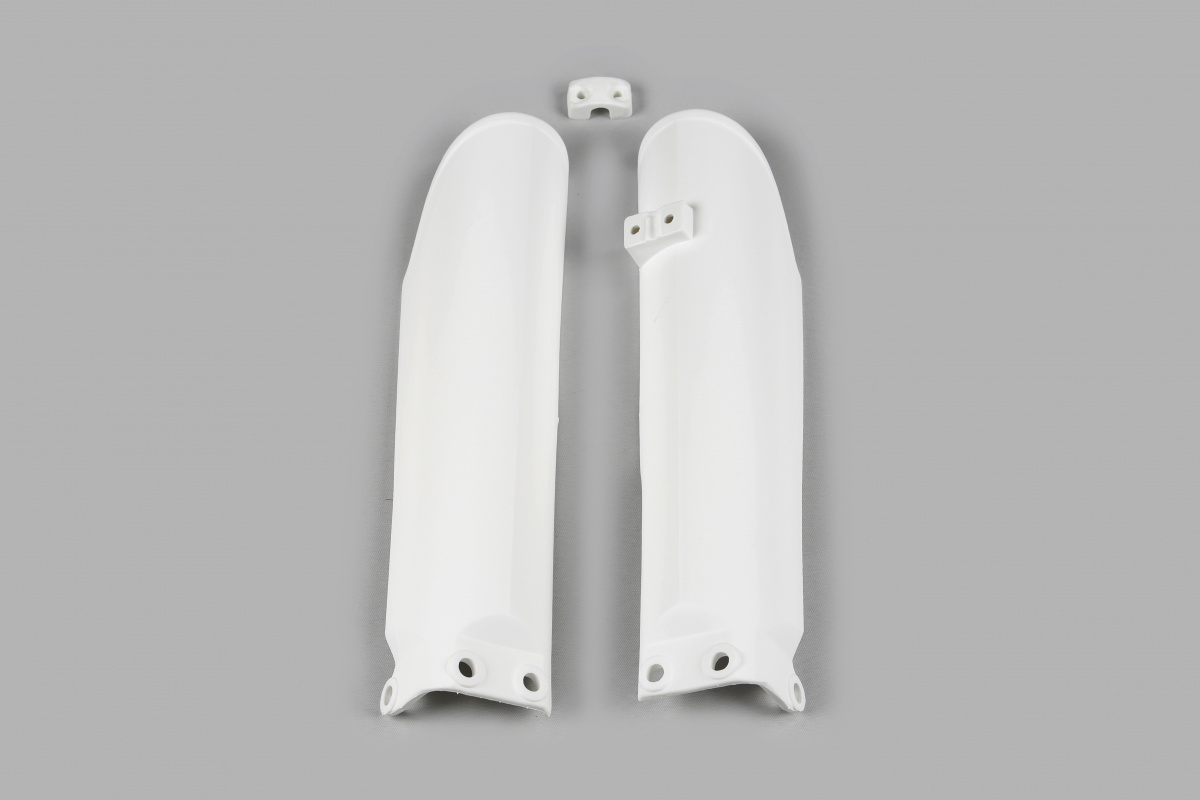 Fork Slider Protectors white for Ktm SX 85 (2004-17) - REPLICA PLASTICS - KT03091-047 - Ufo Plast