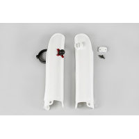 Fork slider protectors + quick starter - white 047 - Ktm - REPLICA PLASTICS - KT03089-047 - UFO Plast