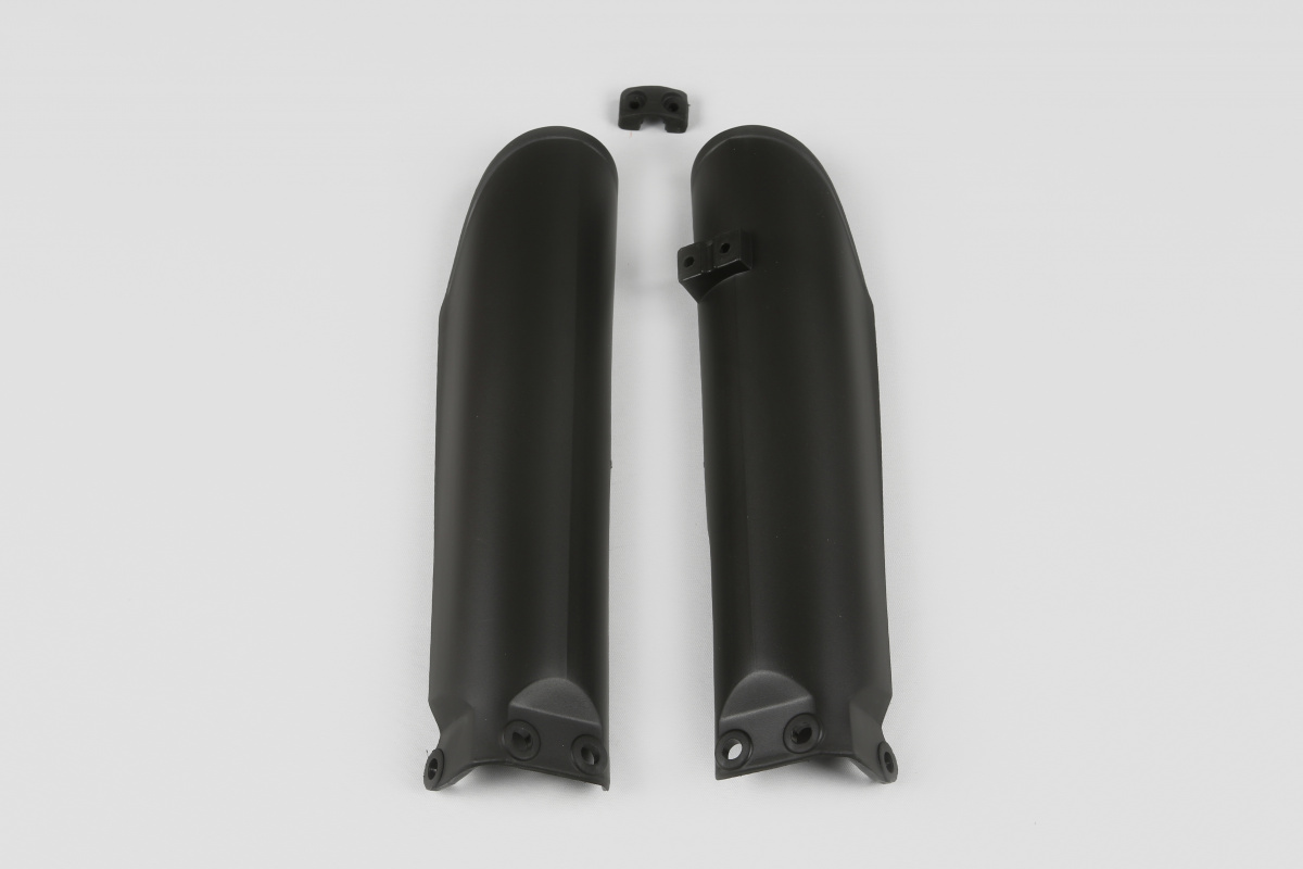 Fork Slider Protectors black for Ktm SX 85 (2004-17) - REPLICA PLASTICS - KT03091-001 - Ufo Plast