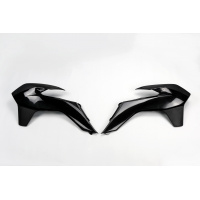 Radiator covers - black - Ktm - REPLICA PLASTICS - KT04052-001 - UFO Plast