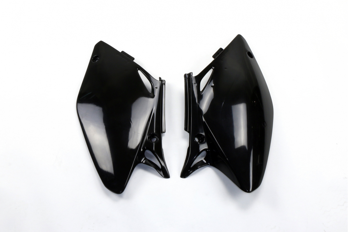 Side Panels black for Honda CRF 450R (2002-04) - REPLICA PLASTICS - HO03694-001 - Ufo Plast