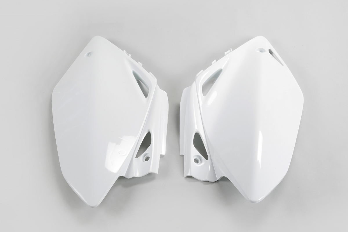 Side Panels white for Honda CRF 450R (2005-06) - REPLICA PLASTICS - HO03656-041 - Ufo Plast