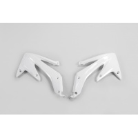 Radiator Covers white for Honda CRF 450R (2005-08) - REPLICA PLASTICS - HO03655-041 - Ufo Plast