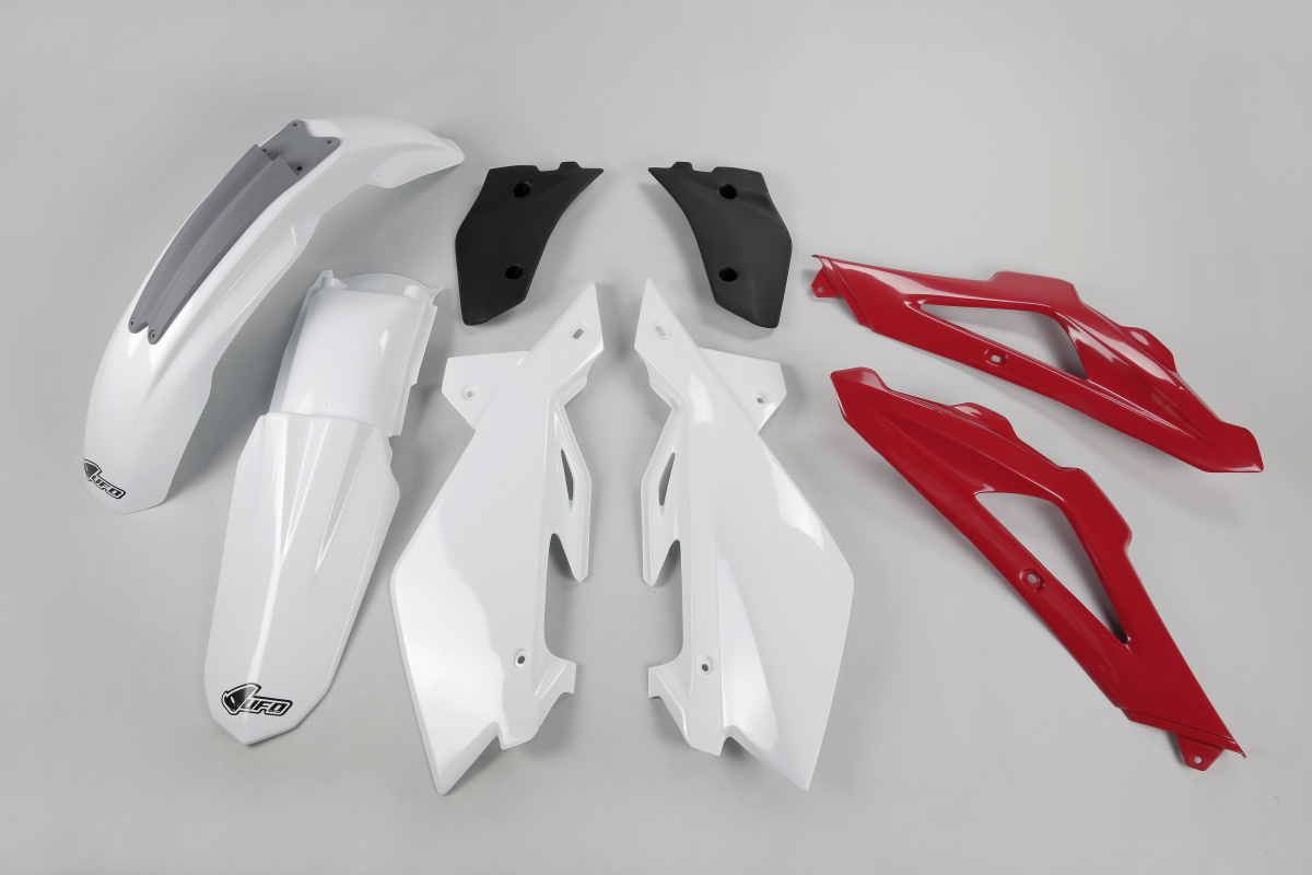 Plastic Kit OEM Color 07-08 for Husqvarna CR 125 (2006-08) - CR 250 (2006-08) - REPLICA PLASTICS - HUKIT605-999 - Ufo Plast