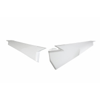 Side panels / Upper part - white 041 - Husqvarna - REPLICA PLASTICS - HU03391-041 - UFO Plast