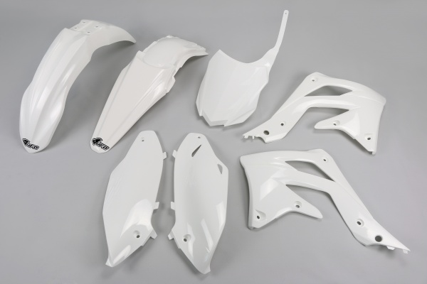 Plastic kit Kawasaki - white 047 - REPLICA PLASTICS - KAKIT220-047 - UFO Plast