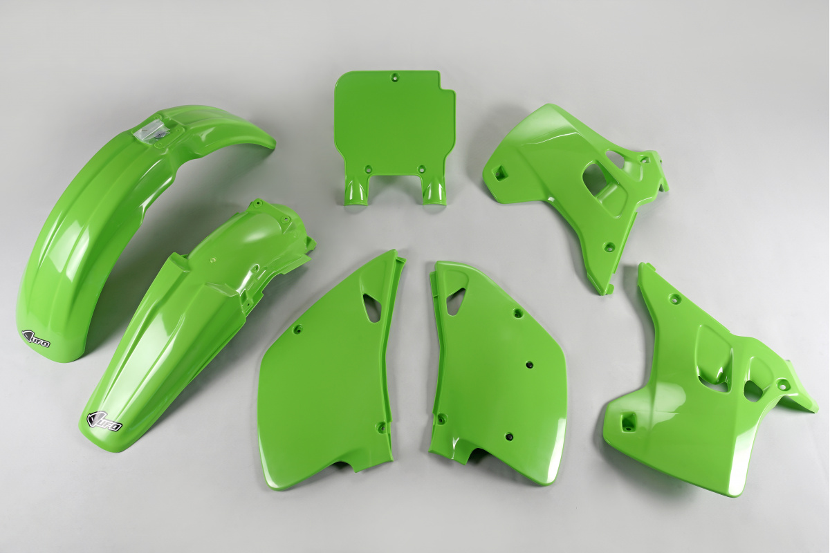 Plastic kit Kawasaki - green - REPLICA PLASTICS - KAKIT195-026 - UFO Plast