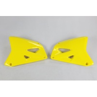 Radiator covers - yellow 102 - Suzuki - REPLICA PLASTICS - SU03987-102 - UFO Plast