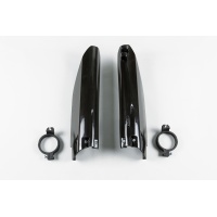 Fork slider protectors - black - Suzuki - REPLICA PLASTICS - SU03905-001 - UFO Plast