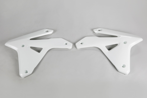 Radiator covers - white 041 - Suzuki - REPLICA PLASTICS - SU04905-041 - UFO Plast