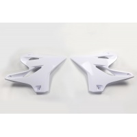 Radiator covers - white 046 - Yamaha - REPLICA PLASTICS - YA04844-046 - UFO Plast