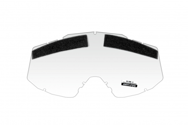Vented clear lens for motocross Mystic google - Goggles - LE02199 - UFO Plast