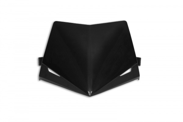 Replacement plastic for motocross Stealth headlight upper part black - Headlight - PF01713-001 - UFO Plast
