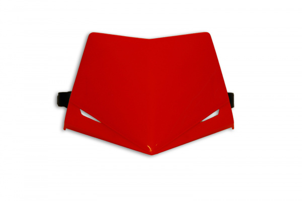 Replacement plastic for motocross Stealth headlight upper part red - Headlight - PF01713-070 - UFO Plast