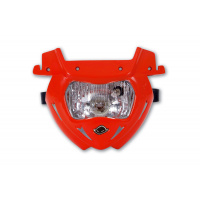 Replacement plastic for motocross Panther headlight lower part red - Headlight - PF01711-070 - Ufo Plast