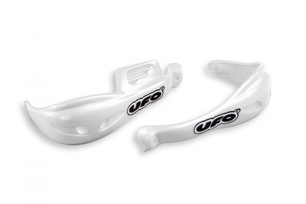 Motocross handguards Explorer white - Handguards - PM01607-041 - UFO Plast