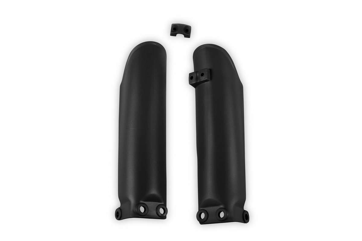 Fork slider protectors - black - Gas Gas - REPLICA PLASTICS - GG07108-001 - UFO Plast