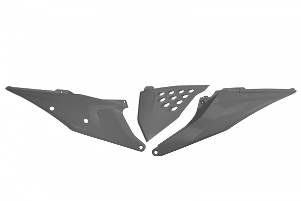 Side panels / Vented - grey 21 - Ktm - REPLICA PLASTICS - KT05004-341 - UFO Plast