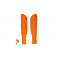 Fork Slider Protectors orange for Ktm SX 250/XC 250 - SX 125/XC 125 - EXC 125/XC W125 - SX 150 - EXC 150/XC W150 / XC W150TP....