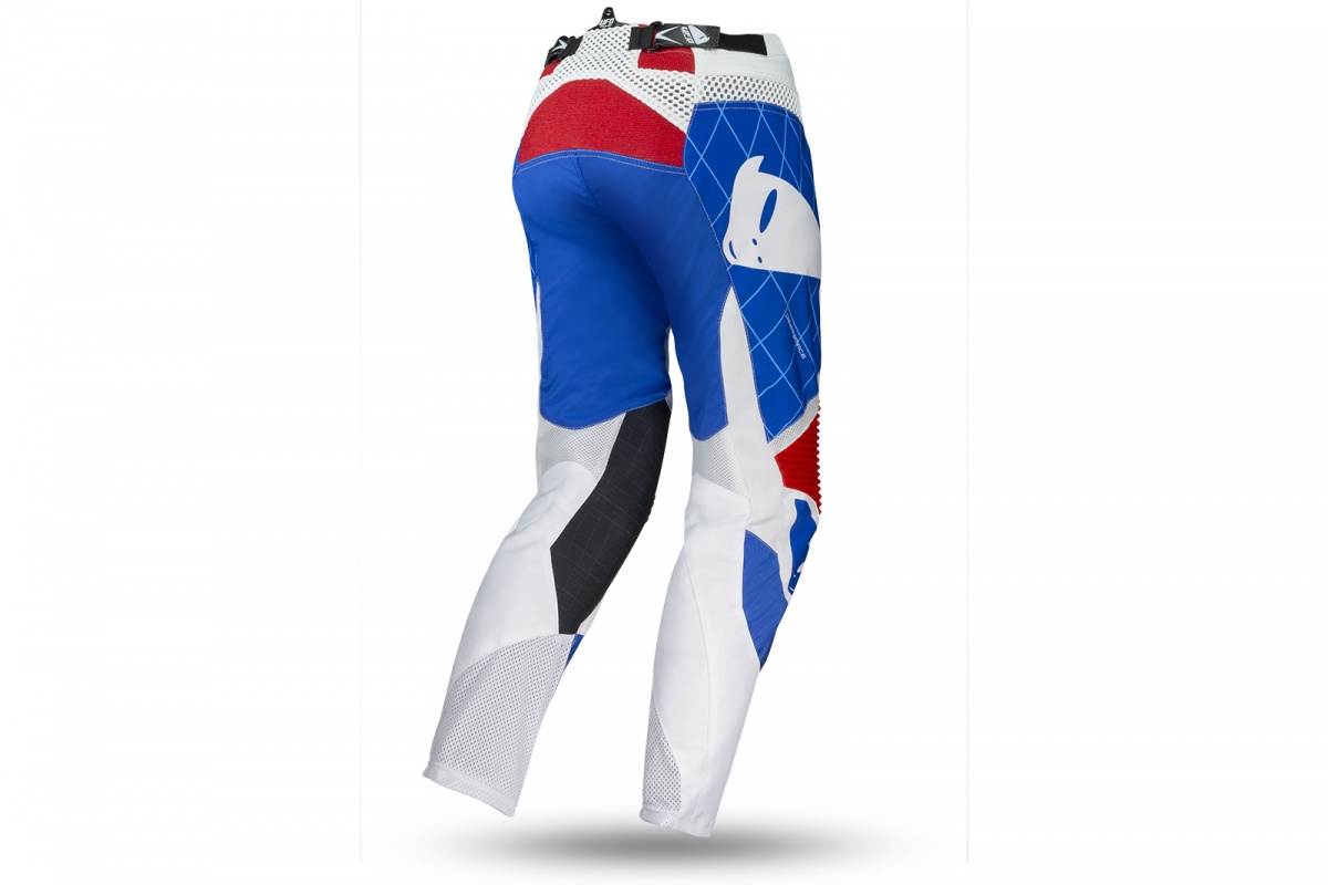 Motocross Deepspace pants white and blue - Pants - PI04480-C - Ufo Plast