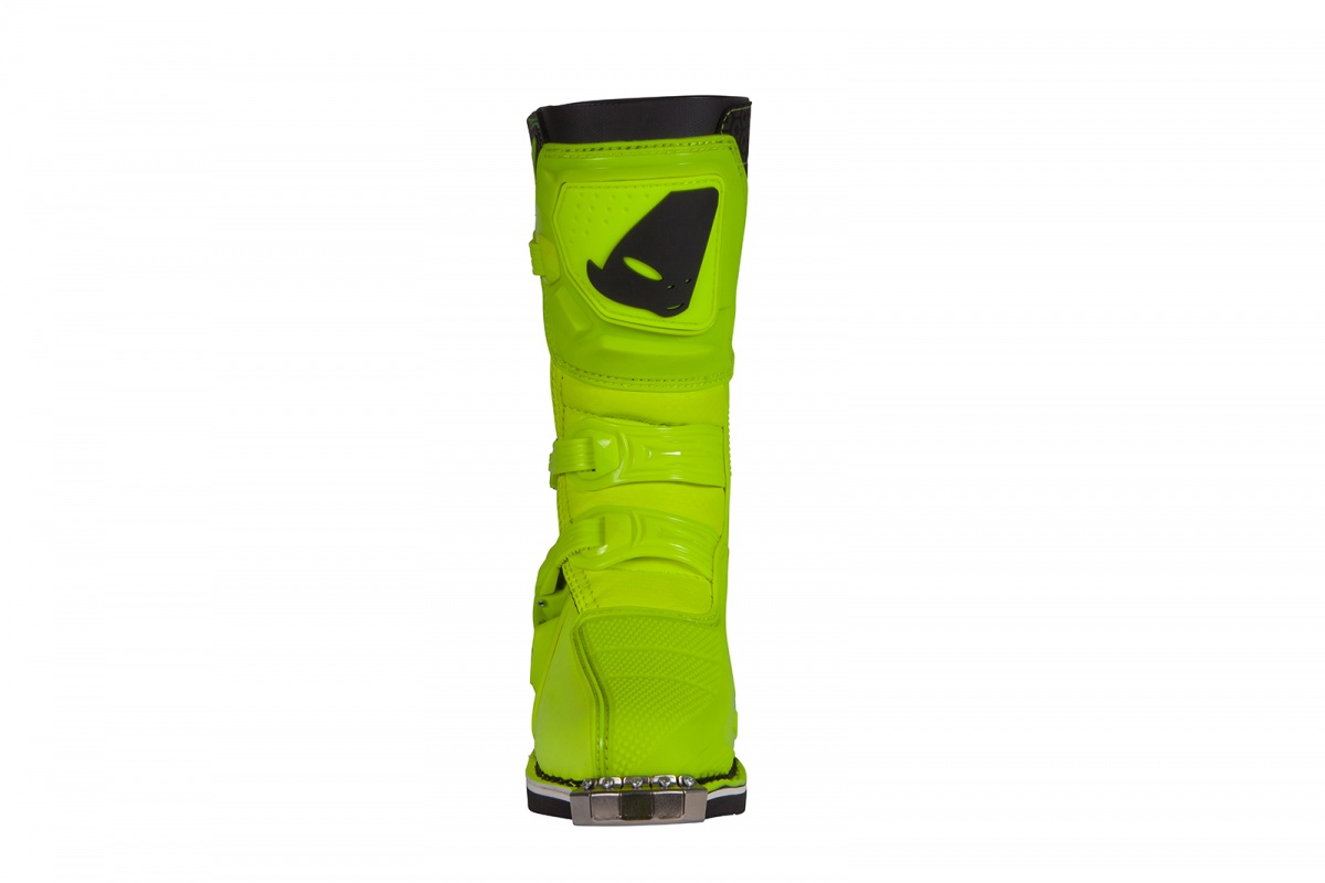 Motocross Typhoon boots for kids neon yellow - Boots - BO011-DFLU - Ufo Plast