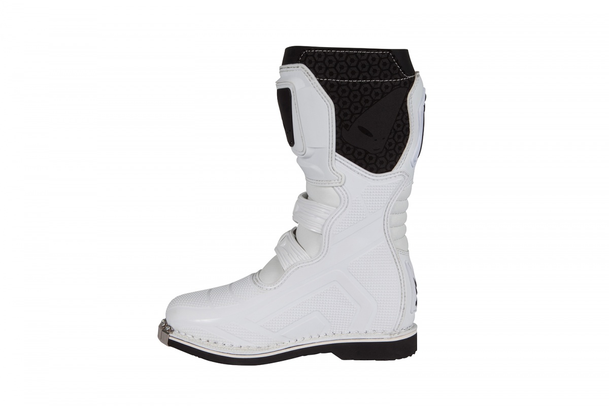 Motocross Typhoon boots for kids white - Boots - BO011-W - Ufo Plast