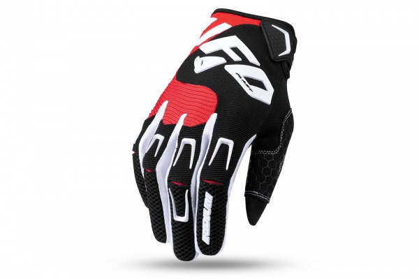 Motocross Iridium Gloves black and red - Gloves - GU04535-BK - UFO Plast