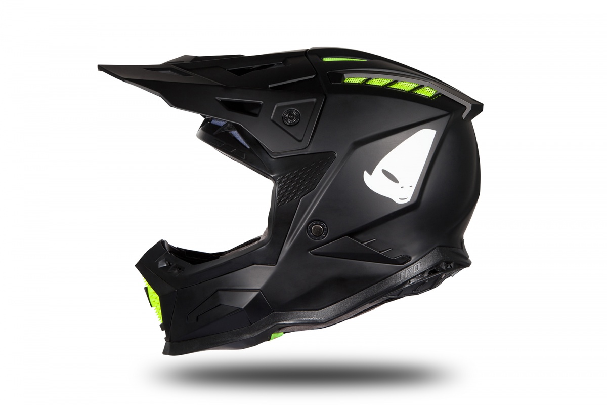 Motocross helmet Echus black matt - Home - HE167 - Ufo Plast