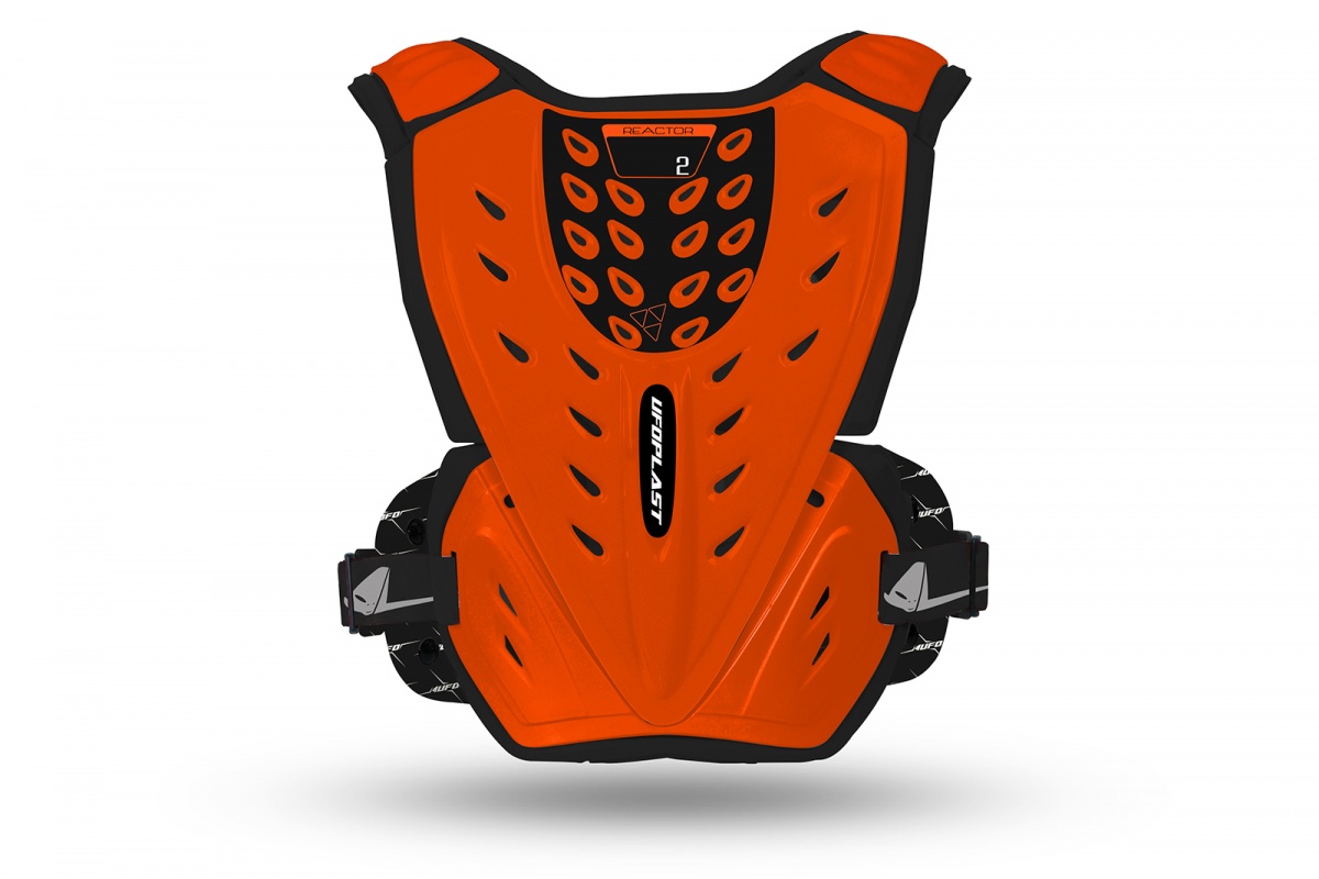 Motocross Reactor Chest Protector neon orange - Chest protectors - BP03002-FFLU - UFO Plast