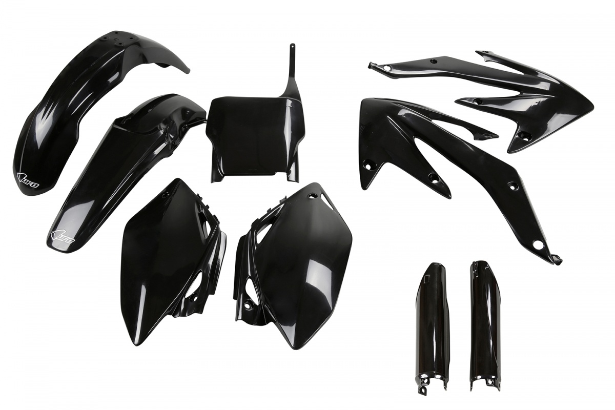 Full plastic kit Honda - black - REPLICA PLASTICS - HOKIT108F-001 - UFO Plast