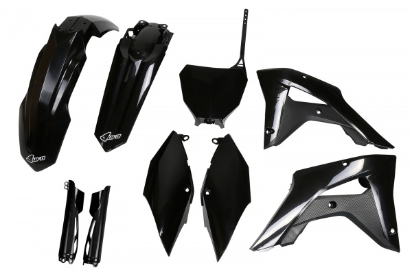 Full plastic kit Honda - black - REPLICA PLASTICS - HOKIT120F-001 - UFO Plast