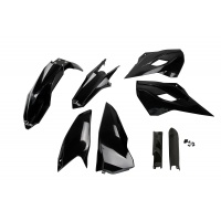 Full Plastic Kit black for Husqvarna TE 250 - TE 125 - FE 250 - TE 300 - FE 350 - FE 450 - TX 125 - TX 250 - TX 300 - REPLICA...