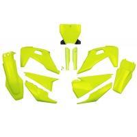 Plastic full kit Husqvarna - neon yellow - REPLICA PLASTICS - HUKIT622F-DFLU - UFO Plast