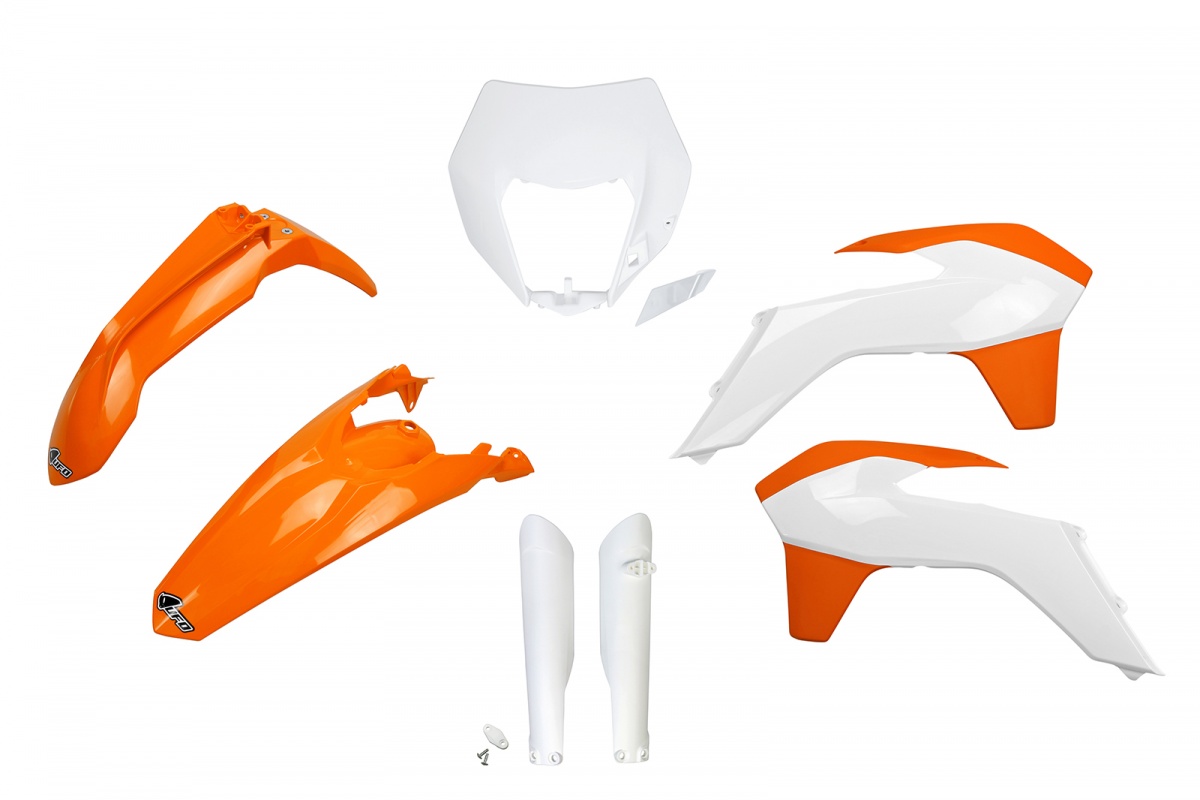 Full plastic kit / with headlight Ktm - oem 15 - REPLICA PLASTICS - KTKIT524F-999W - UFO Plast