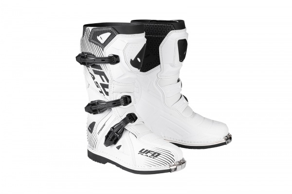 Motocross Typhoon boots for kids white - Boots - BO008-W - UFO Plast