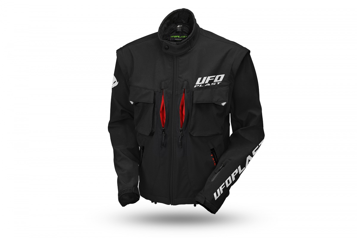 Taiga enduro jacket black - Jackets - JA13001-K - UFO Plast