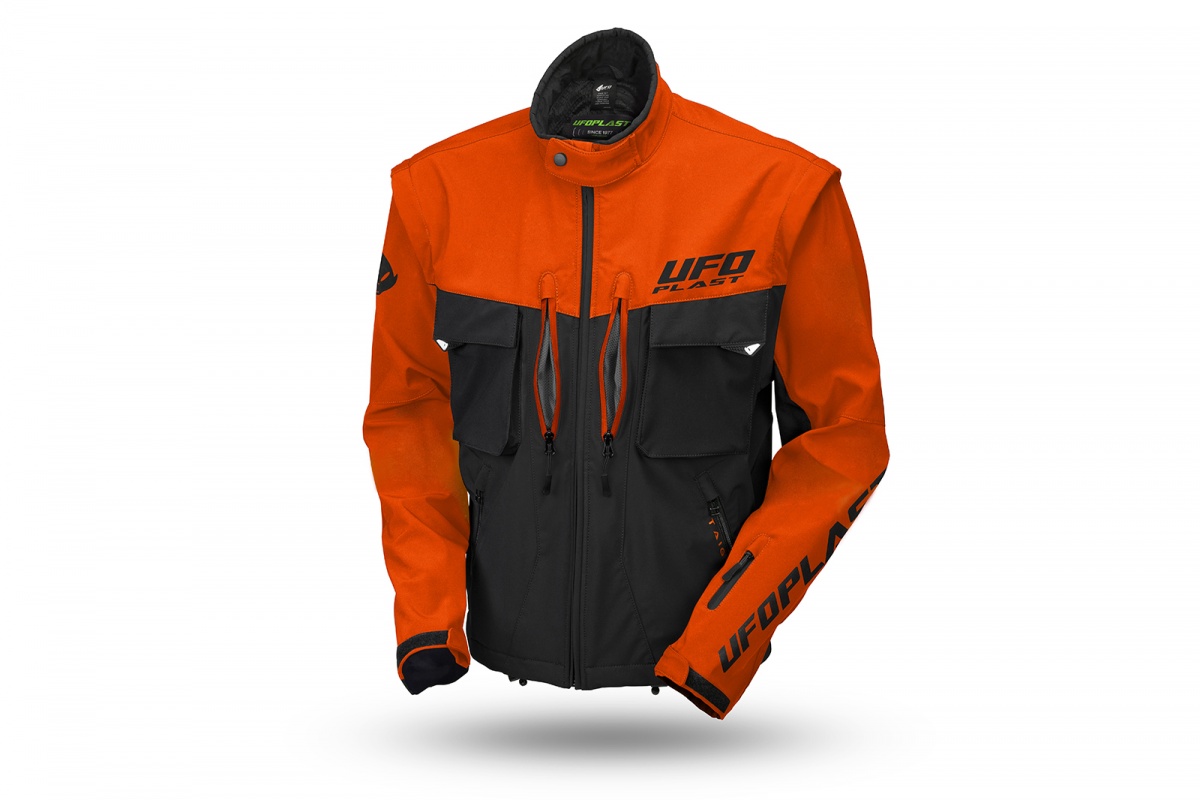 Taiga enduro jacket neon orange - Jackets - JA13001-KF - UFO Plast