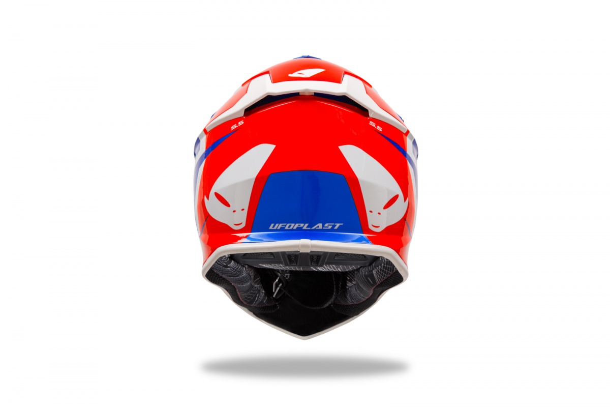 Motocross Intrepid helmet blue, red and white - Helmets - HE13400-CB - Ufo Plast