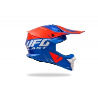 Motocross Intrepid helmet blue and orange - Helmets - HE13400-CF - Ufo Plast