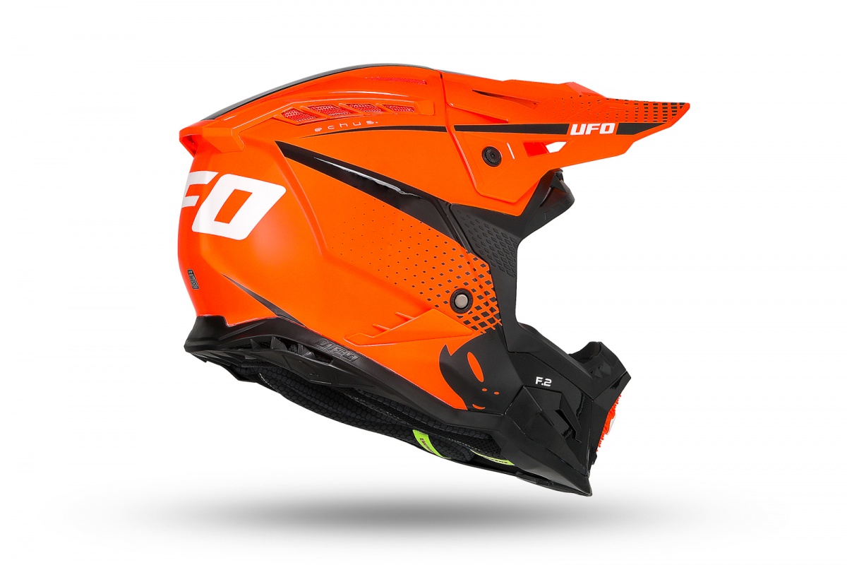 Motocross Echus helmet orange and black - Helmets - HE13100-FK - Ufo Plast