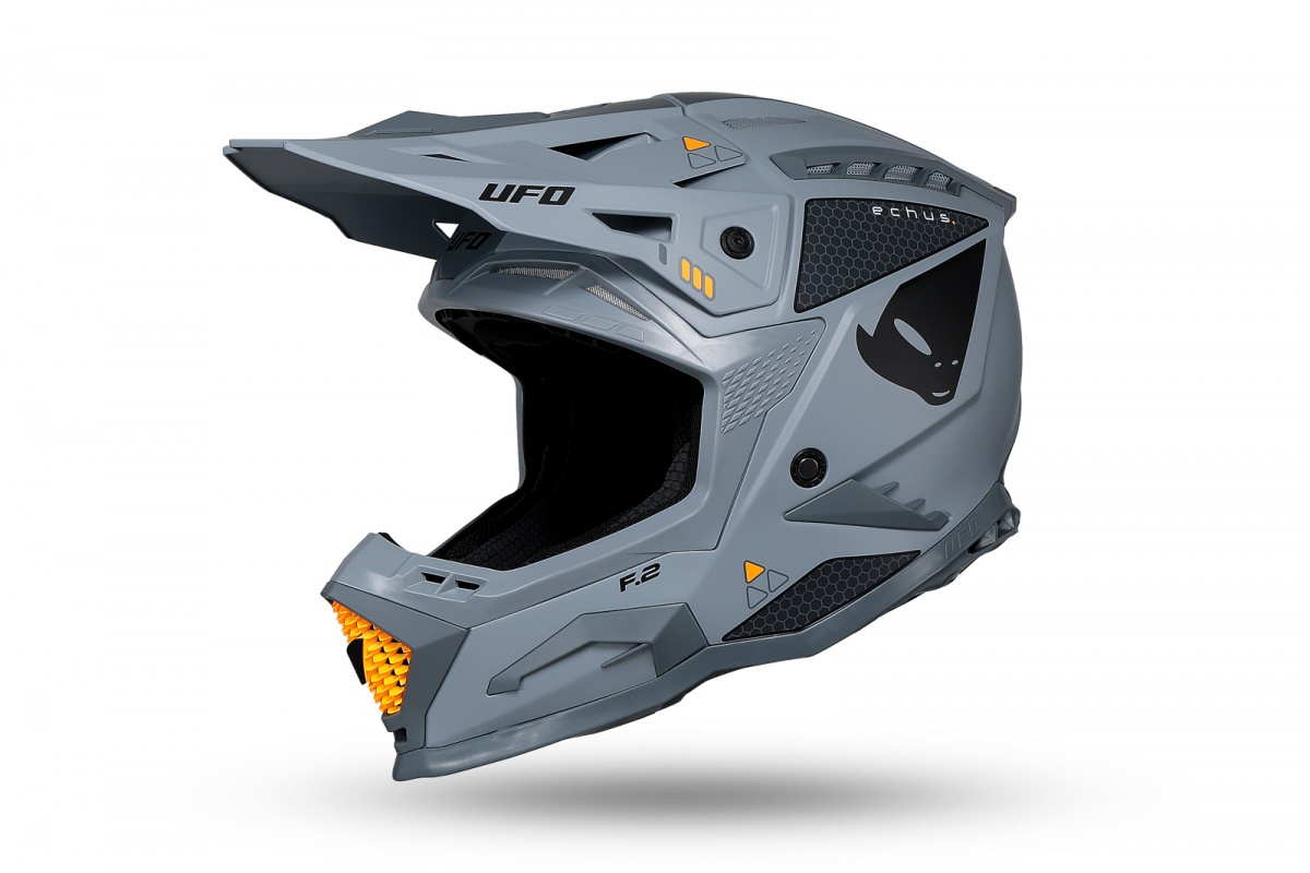 Motocross Echus helmet grey - Helmets - HE13100-EF - UFO Plast