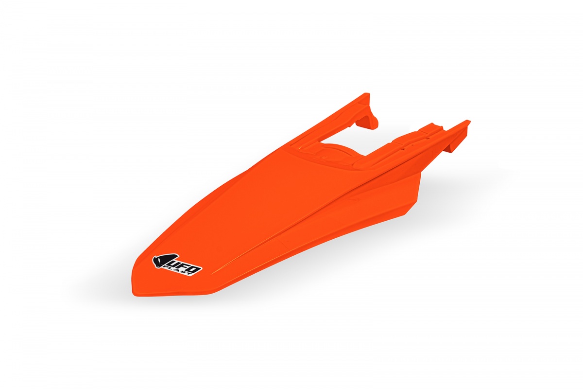 Rear Fender neon orange compatible Ktm EXC 150/XC W150 / XC W150TPI - EXC 250/XC W250 - EXC-F 250/XCF W250 - EXC 300/XC W300....