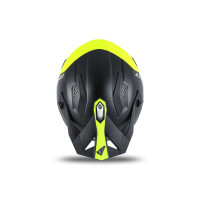 Sheratan cross jet helmet neon yellow and black